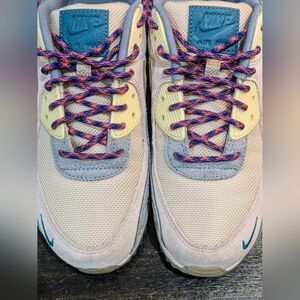 FREE SHIPPING! Nike Air Max 90 SE Sneakers Women's Fossil Stone, Size 9